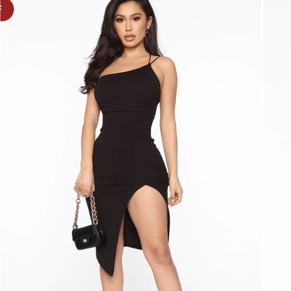 Fashion Nova Black Dress Size XL